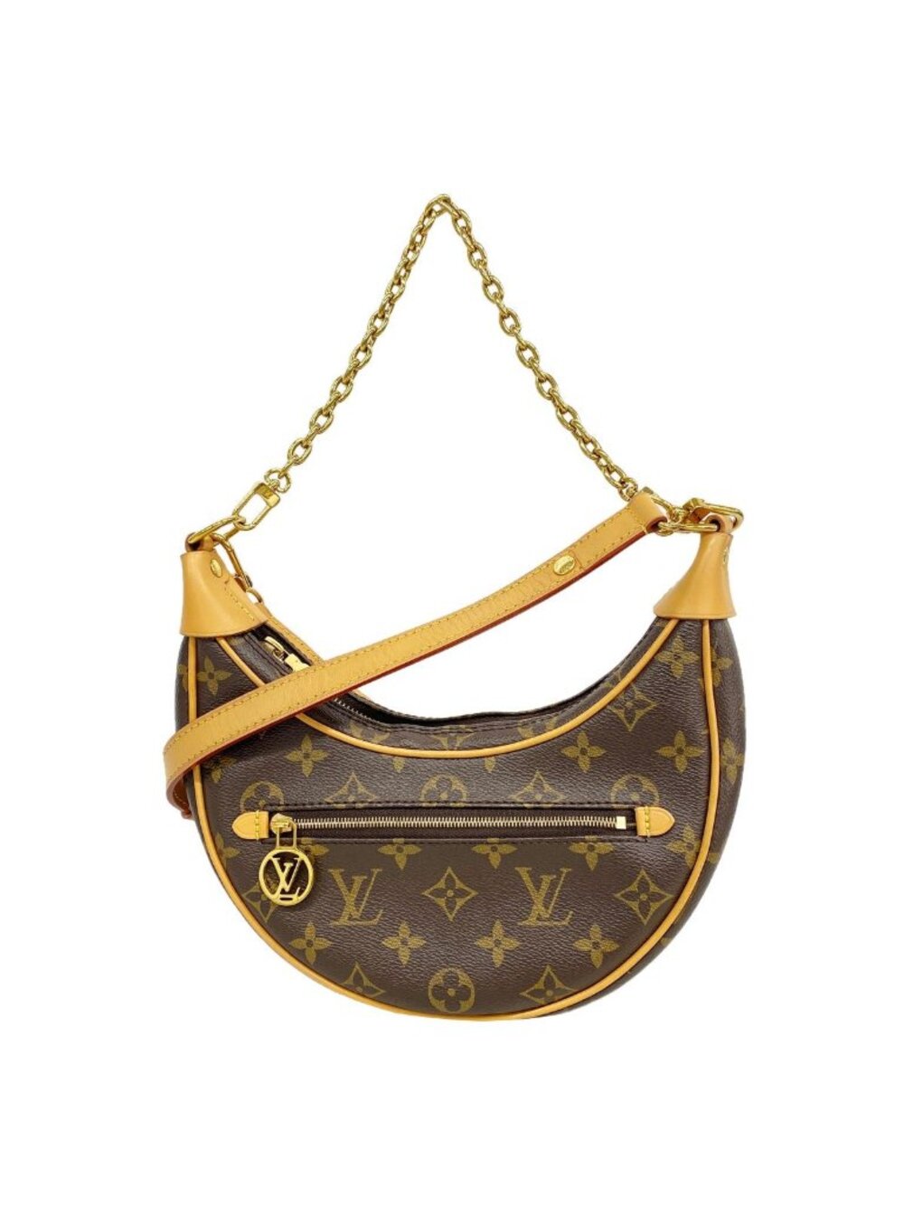 Louis Vuitton Handbag Monogram Loop Brown 2-Way Bag